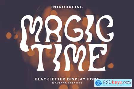 Magic Time Blackletter Display Font