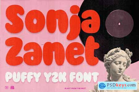 Sonja Zanet - Bubble Y2K Fonts