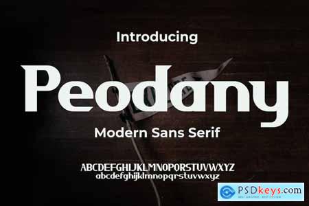 Peodany Font