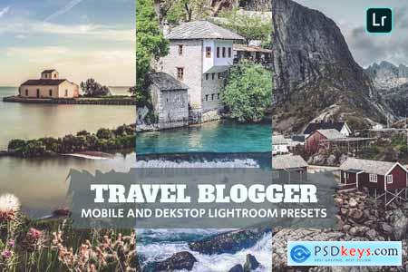 Travel Blogger Lightroom Presets Dekstop Mobile