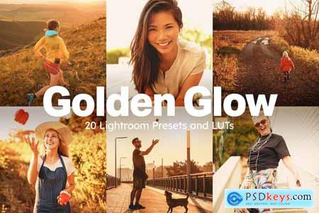 20 Golden Glow Lightroom Presets and LUTs