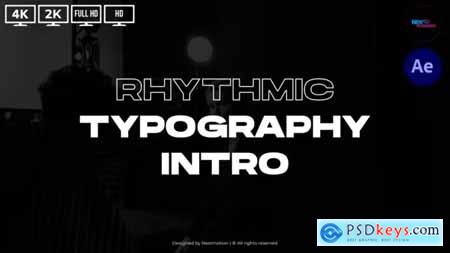 Rhythmic Typography Intro 44475428