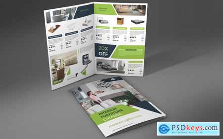 Products Catalogs Bi-Fold Brochure Template Vol.2