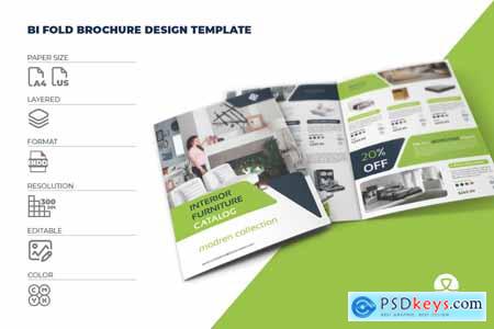 Products Catalogs Bi-Fold Brochure Template Vol.2