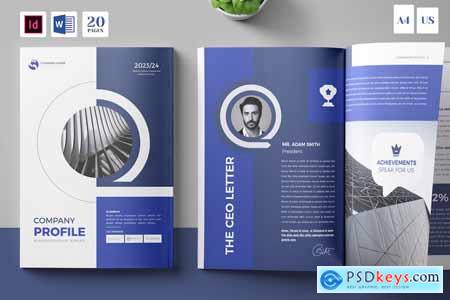Company Profile Word & InDesign Template
