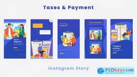 Taxes and Payment Instagram Story 44422380