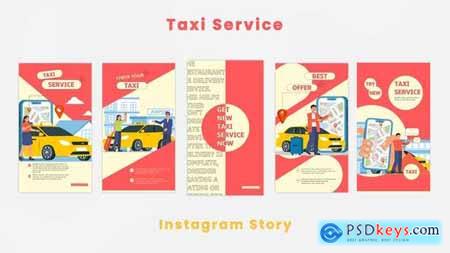 Taxi Service Instagram Story 44420238