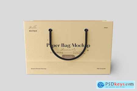 Paper Craft Bag Mockup