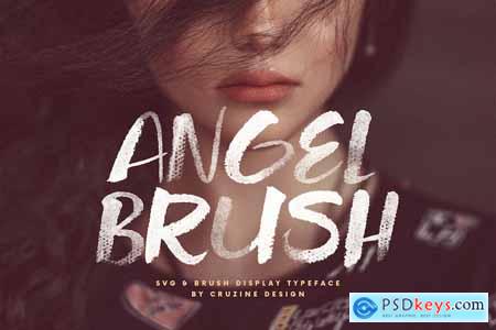 Angel Brush & SVG Font