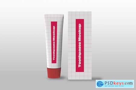Toothpaste Packaging Mock Up