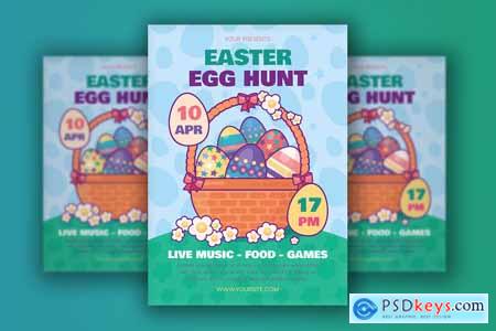 Easter Egg Hunt Basket Poster