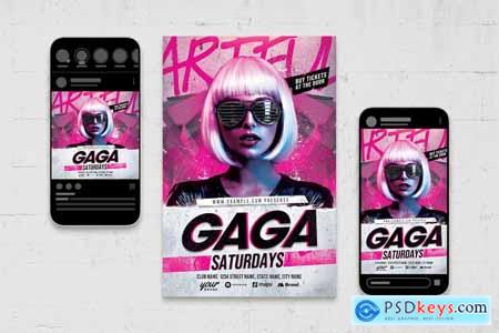 Pink Event Flyer Template
