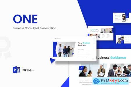 One - Business Consultant Presentation PowerPoint