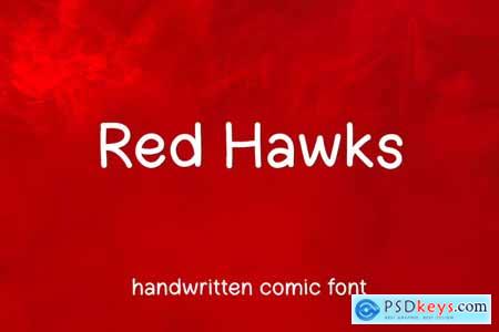 Red Hawks - Handwritten Comic Font