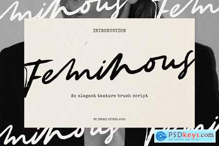 Feminous Font - Elegant Brush Script