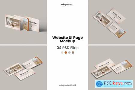 Website UI Page Mockup V2
