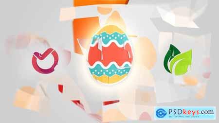 Easter Folding Logo 44690089