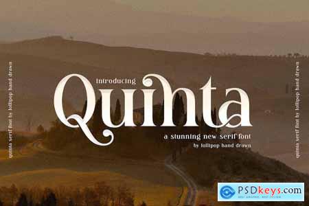 Quinta Serif Font