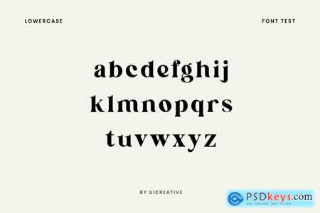 Minggola Modern Retro Serif Font