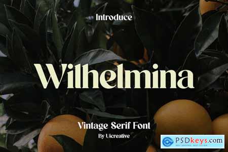 Wilhelmina Vintage Serif Font