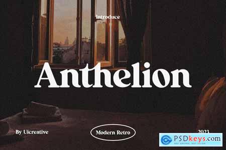 Anthelion Modern Retro Serif Font