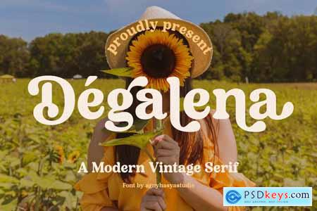 Degalena - A Modern Vintage Serif