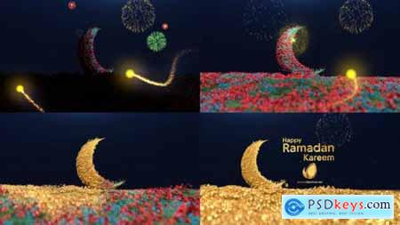Happy Ramadan logo reveal 44446024