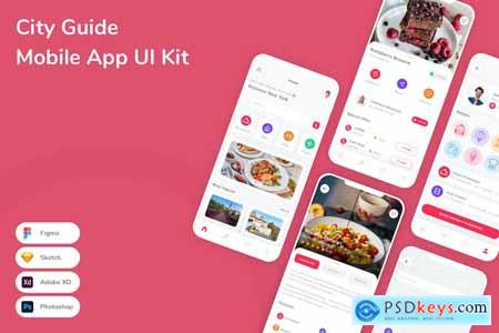 City Guide Mobile App UI Kit