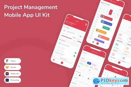 Project Management Mobile App UI Kit