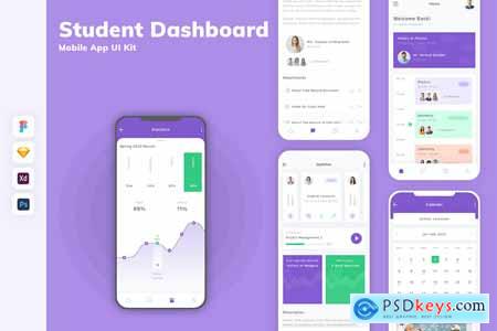 Student Dashboard Mobile App UI Kit