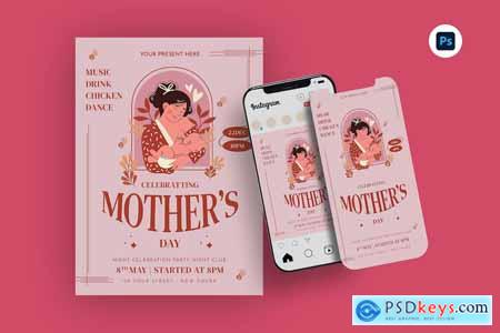 Happy Mothers Day Flyer Template