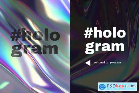 Holographic Foil with Text Effect Vol 2