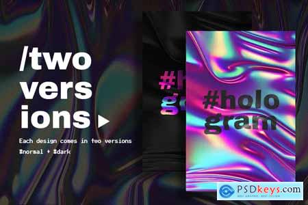 Holographic Foil with Text Effect Vol 2