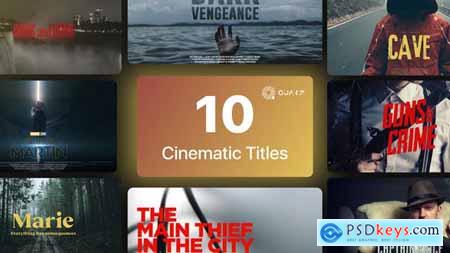 Videohive Cinematic Titles Vol. 01 44794652