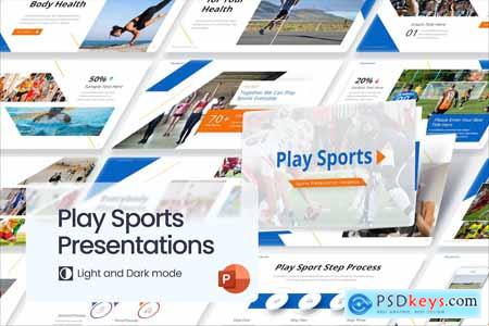 Play Sports Modern PowerPoint Template