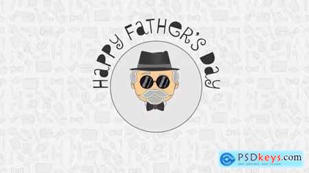 Happy Father's Day Logo Reveal 44689869