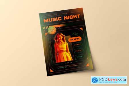 Music Night Party Flyer