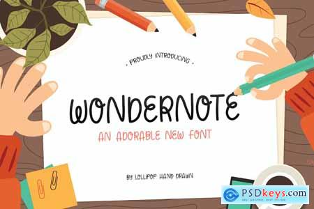 Wondernote Font
