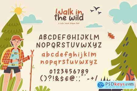 Walk in the Wild Font