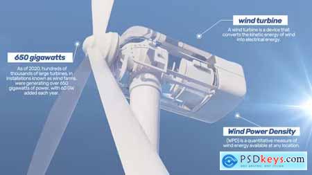 Wind Turbine Logo Reveal 44825380