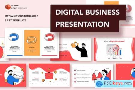 Digital Business Powerpoint Illustrations