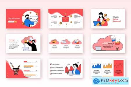 Digital Business Powerpoint Illustrations