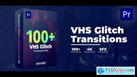 VHS Glitch Transitions 44044176