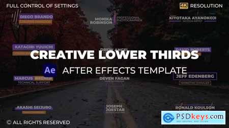 Creative Lower Thirds - After Effects 44878025