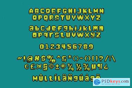 Analog Pixel - SVG Font