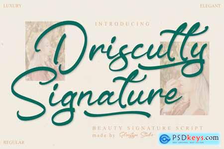 Driscutty Signature Script Font