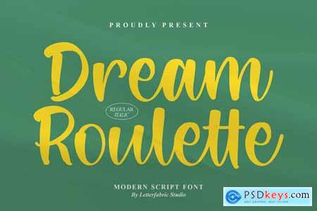 Dream Roulette Modern Script Font