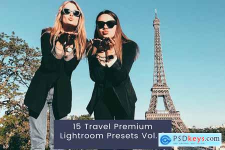 15 Travel Premium Lightroom Presets Vol. 3