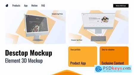 Website Desktop Mockup 44836508