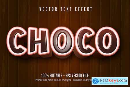 Choco - Editable Text Effect, Font Style